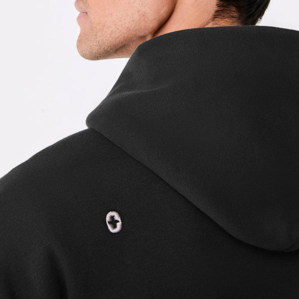 Men's Black Off-Shift Figs Logo Hoodie Sweatshirt™
