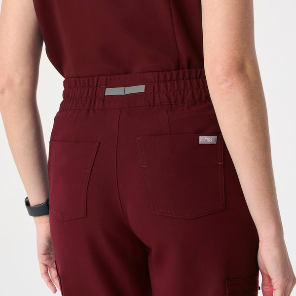 Women's Burgundy Uman High-Rise - Tall Jogger Scrub Pant