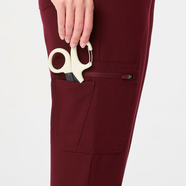 Women's Burgundy Uman High-Rise - Tall Jogger Scrub Pant