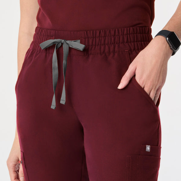 Women's Burgundy Uman - Jogger Scrub Pant