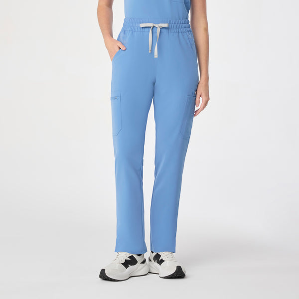 Women's Ceil Blue Dowa High-Rise Straight-Leg - Scrub Pant