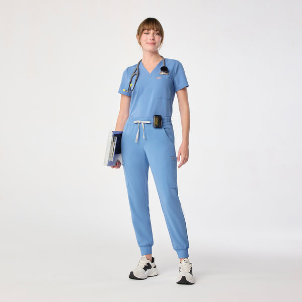 Women's Ceil Blue Uman - Jogger Scrub Pant