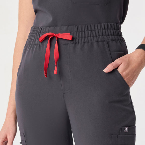 Women's Charcoal Dowa High-Rise Straight-Leg - Tall Scrub Pant