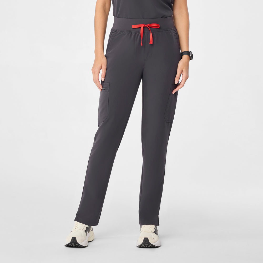 women's Charcoal Yola™ High Waisted - Skinny Scrub Pants