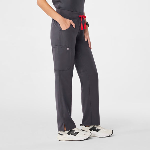 Women's Charcoal Kade - Petite Straight-Leg Scrub Pant™