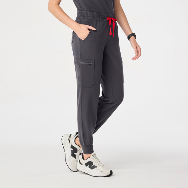 Women's Charcoal Uman Relaxed - Tall Jogger Scrub Pant