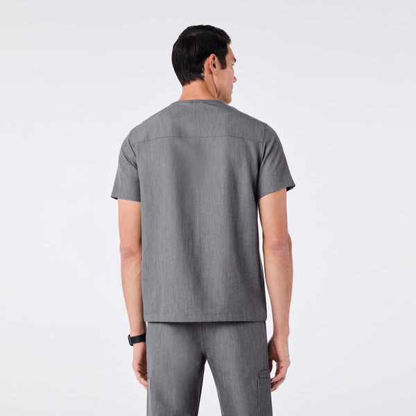 Men's Graphite Corfield - Henley Scrub Top
