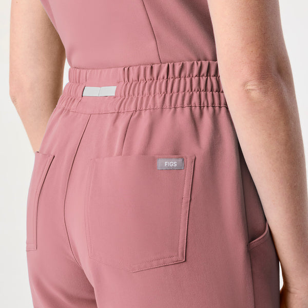 Women's Mauve Dowa High-Rise Straight-Leg - Tall Scrub Pant