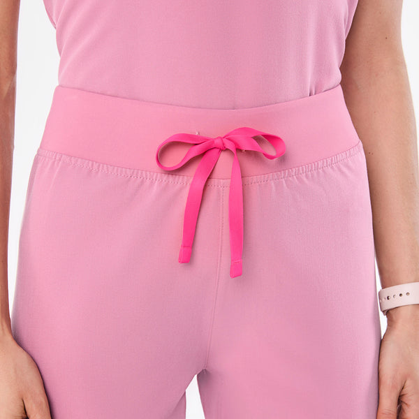 women's Chalk Pink High Waisted Livingston - Petite Basic Scrub Pant™