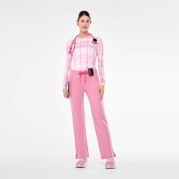 women's Chalk Pink Kade - Petite Cargo Scrub Pant™