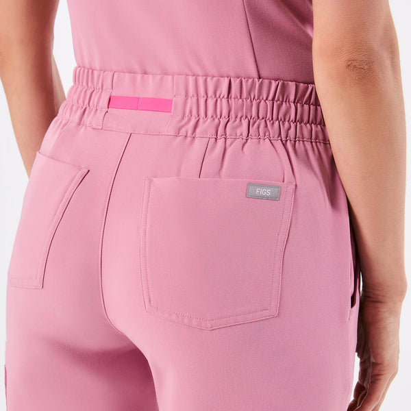 Women's Chalk Pink Uman Relaxed - Petite Jogger Scrub Pant