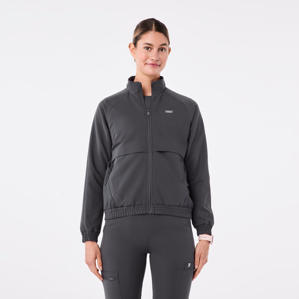 women's Charcoal Sydney - Scrub Jacket