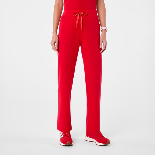 women's Pop Red High Waisted Livingston - Basic Scrub Pant™