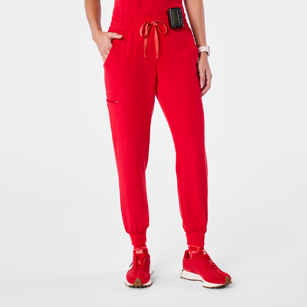 women's Pop Red Uman Relaxed - Jogger Scrub Pant