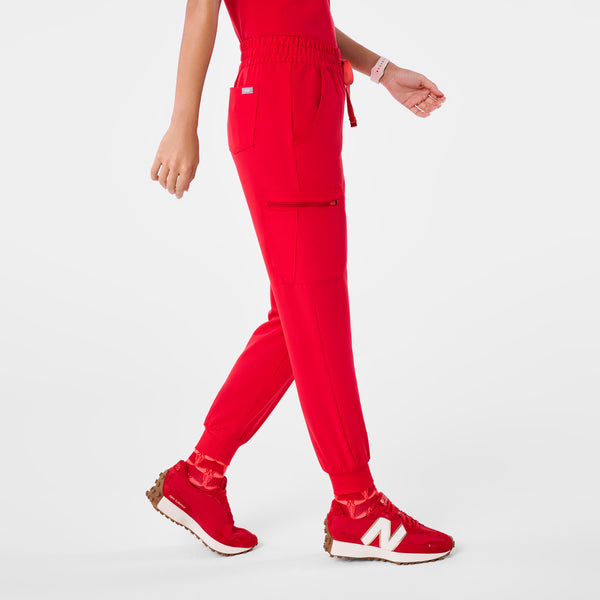 women's Pop Red Uman Relaxed - Jogger Scrub Pant