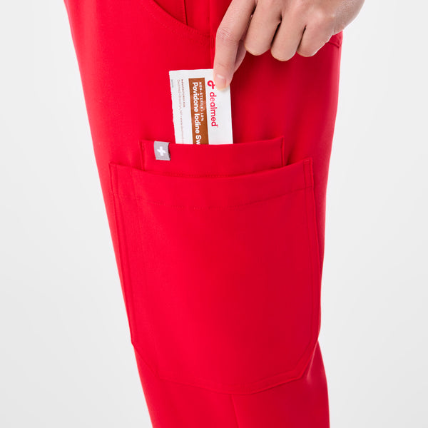 women's Pop Red Uman Relaxed - Jogger Scrub Pant