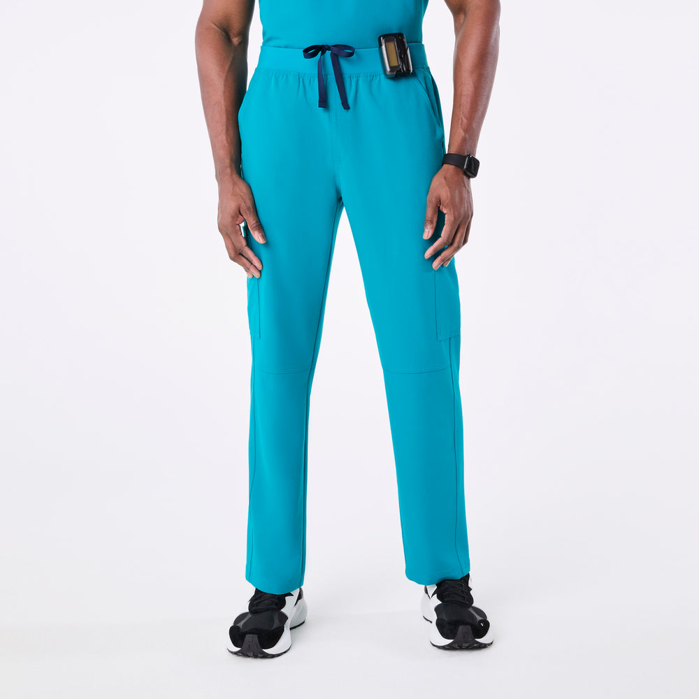 Men's Teal Axim - Short Straight-Leg Scrub Pant™