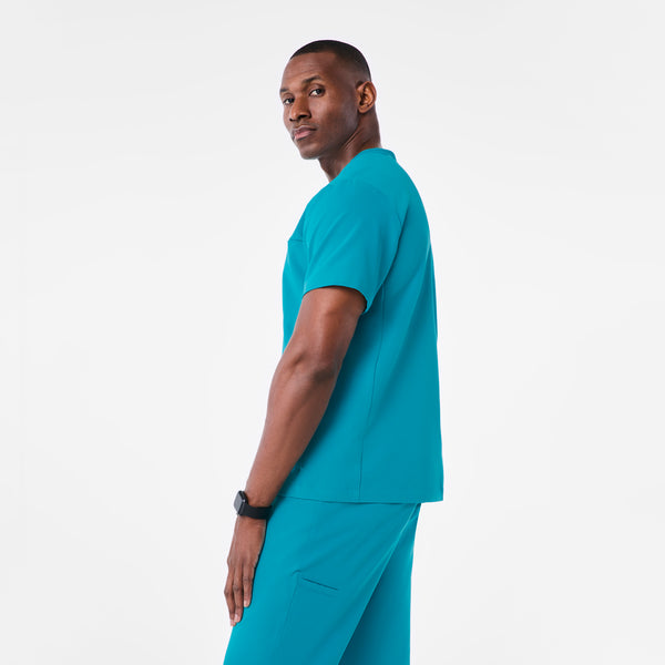 Men's Teal Howard V-Neck - Scrub Top