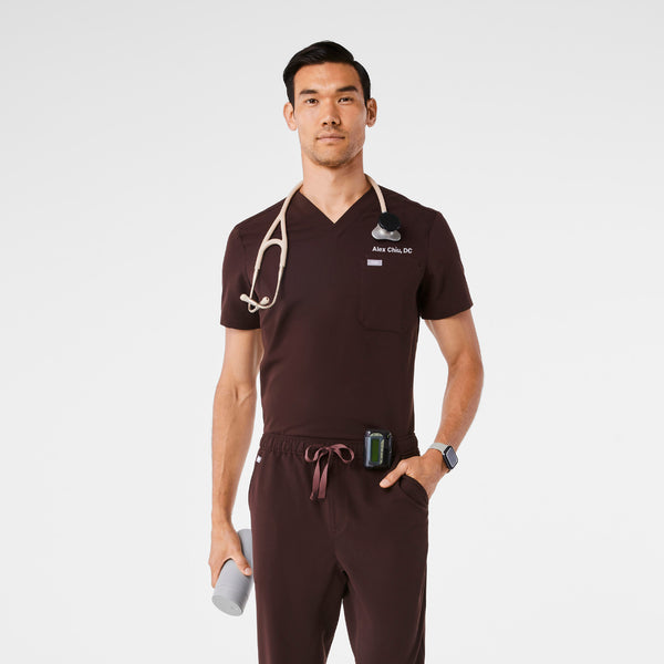 Men's Espresso Leon -  Scrub Top™