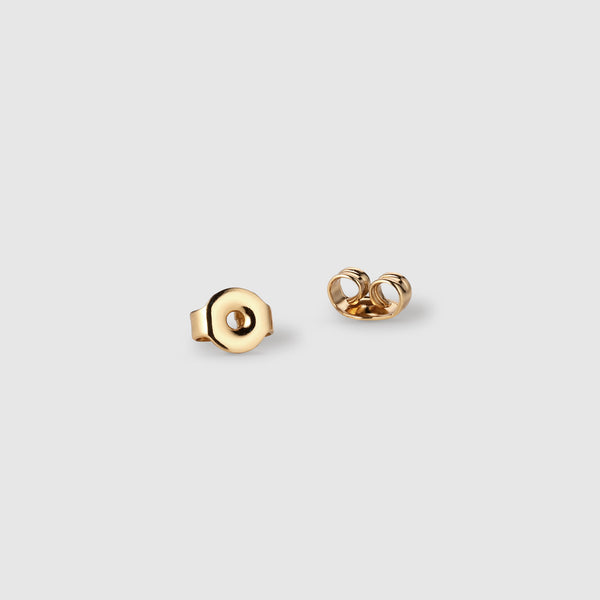 Gold Chill Pill Pavé Stud Earrings