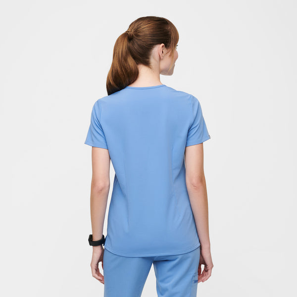 Women's Ceil Blue Catarina™ - Petite Scrub Top