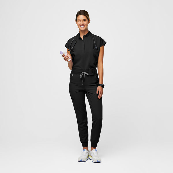 women's Black Zamora™ High Waisted - Jogger Scrub Pants