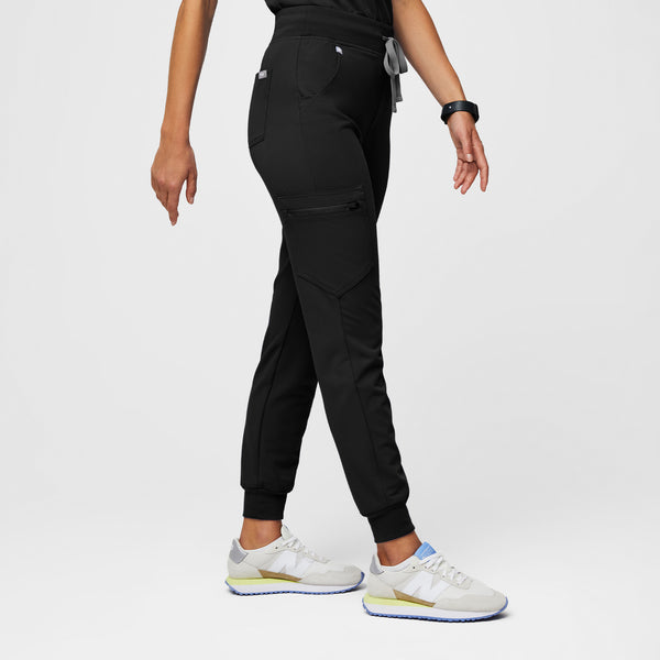 women's Black Zamora™ High Waisted - Tall Jogger Scrub Pants