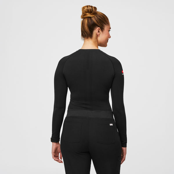 Women's Black VEG Salta Seamless - Long-Sleeve Underscrub