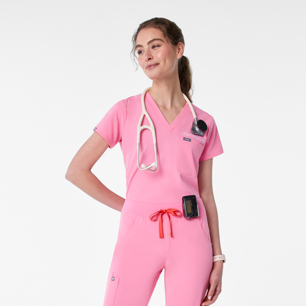 Women's Sunrise Pink Catarina -  Scrub Top™