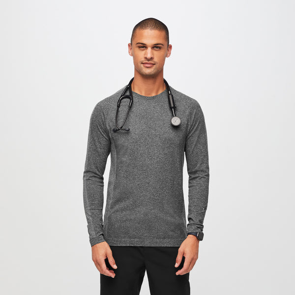Men's Graphite Makato Seamless - Long-Sleeve Underscrub (3XL-6XL)