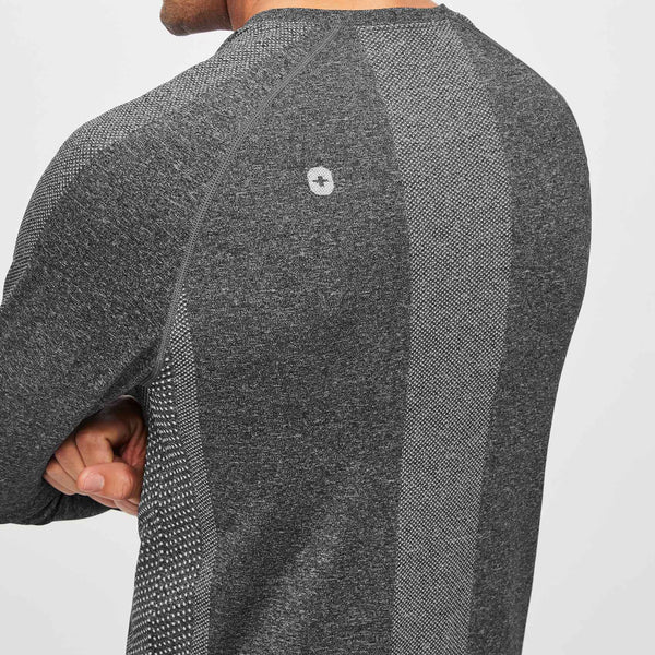 Men's Graphite Makato Seamless - Long-Sleeve Underscrub (3XL-6XL)
