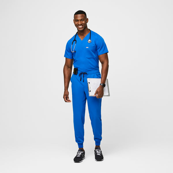 Men's Royal Blue Tansen™ - Short Jogger Scrub Pant