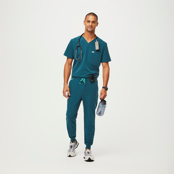 men's Caribbean Blue Slim Tansen™ -  Jogger Scrub Pants