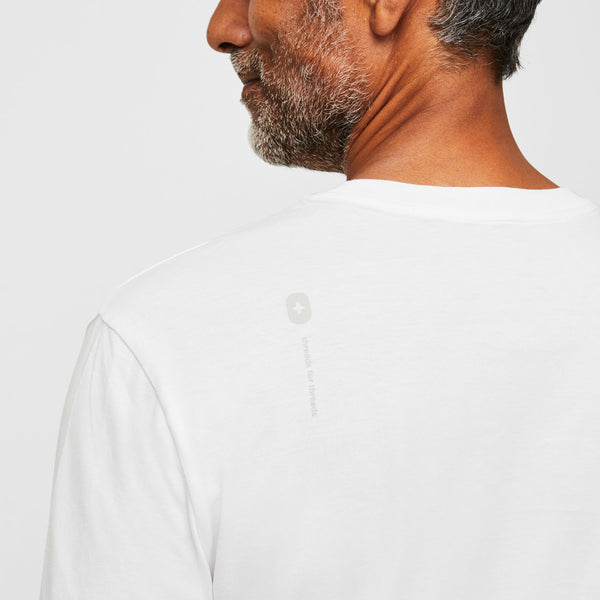 Men's White Supersoft - Long-Sleeve Underscrub