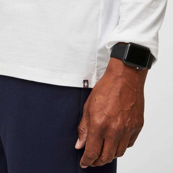 Men's White Supersoft - Long-Sleeve Underscrub