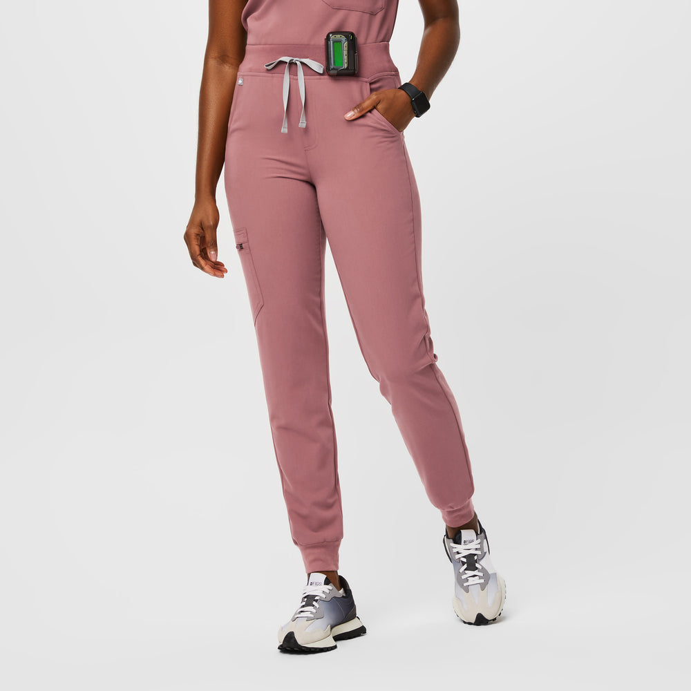 women's Mauve Zamora™ High Waisted - Jogger Scrub Pants