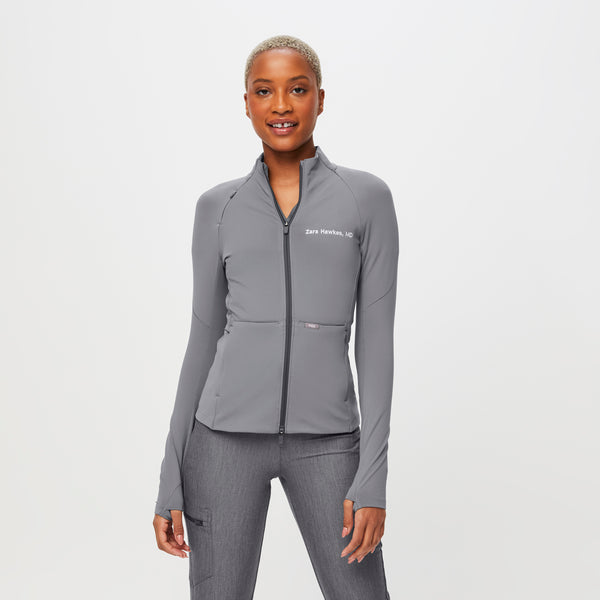 Women's Graphite ContourKnit Scrub Jacket