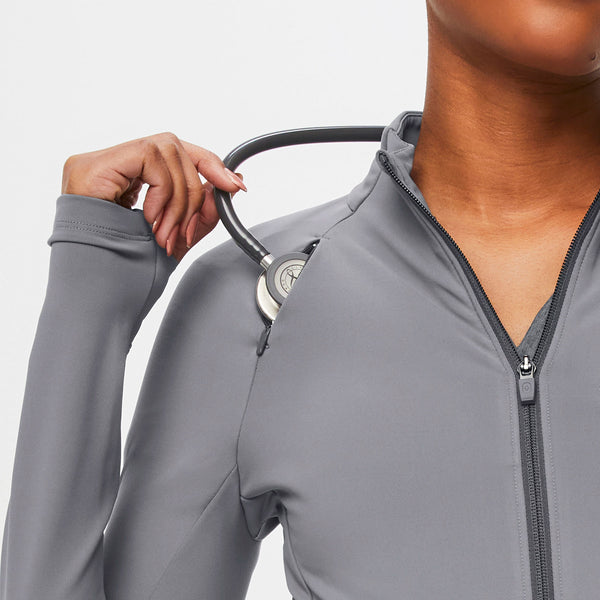 Women's Graphite ContourKnit Scrub Jacket