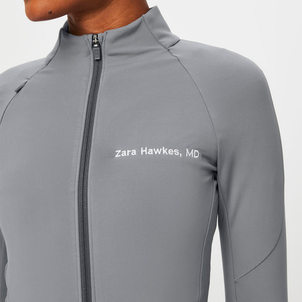 Women's Graphite ContourKnit Scrub Jacket