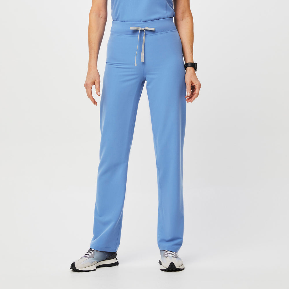women's Ceil Blue Livingston™ High Waisted - Petite Basic Scrub Pants