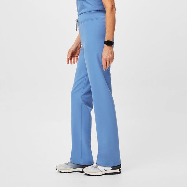 Women's Ceil Blue Livingston High-Rise - Petite Straight-Leg Scrub Pant™