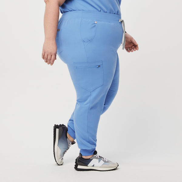Women's Ceil Blue Zamora™- Petite Jogger Scrub Pant (3XL - 6XL)