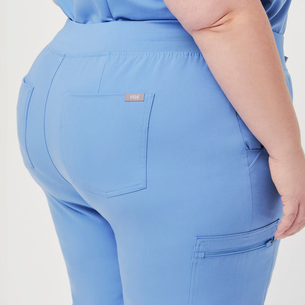 Women's Ceil Blue Zamora™- Petite Jogger Scrub Pant (3XL - 6XL)