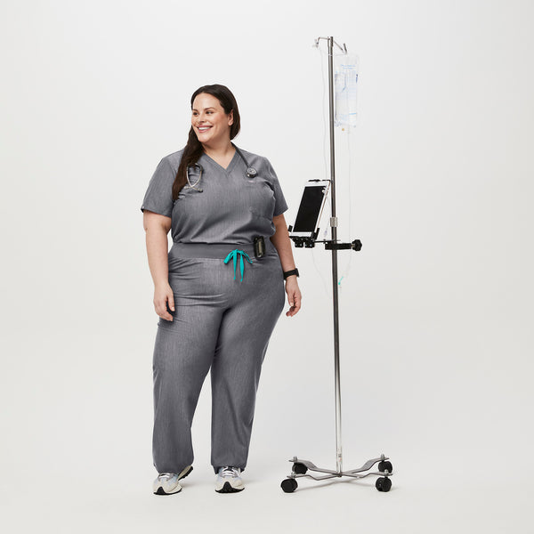 women's Graphite High Waisted Livingston™ - Basic Scrub Pants (3XL - 6XL)