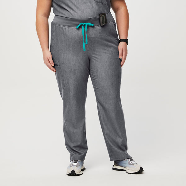 Women's Graphite Yola High-Rise Slim - Petite  Scrub Pant (3XL - 6XL)