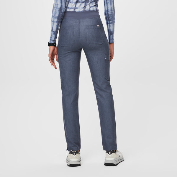 women's Heather Denim High Waisted Yola™ - Petite Skinny Scrub Pants
