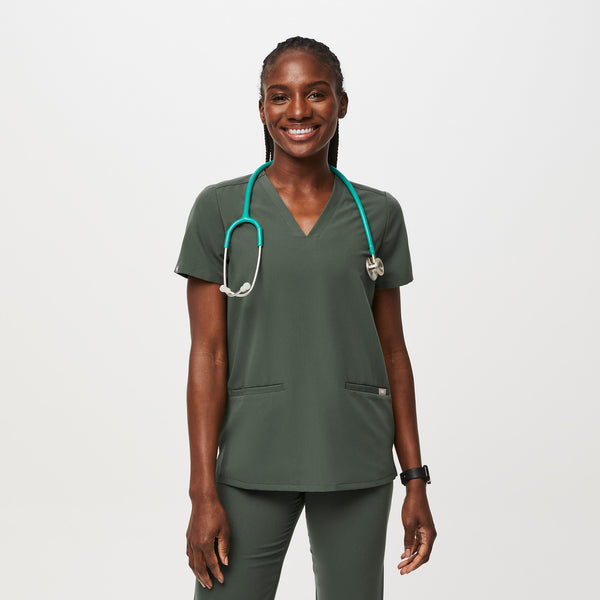 Women's Moss Casma-  Scrub Top (3XL - 6XL)