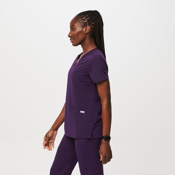 Women's Purple Jam Casma-  Scrub Top (3XL - 6XL)