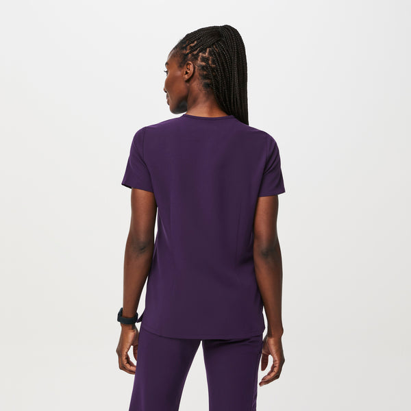 Women's Purple Jam Casma-  Scrub Top (3XL - 6XL)