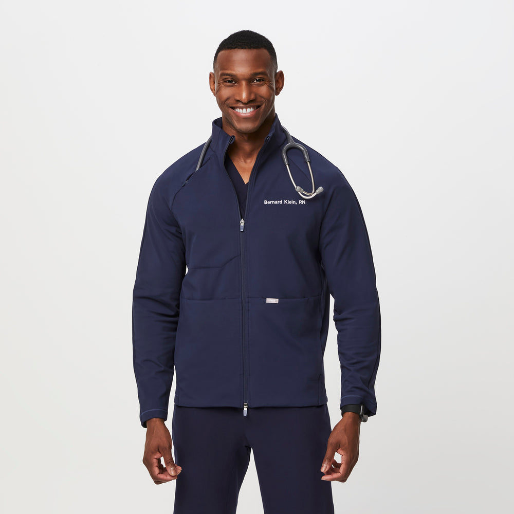 men's Navy On-Shift ContourKnit Jacket™